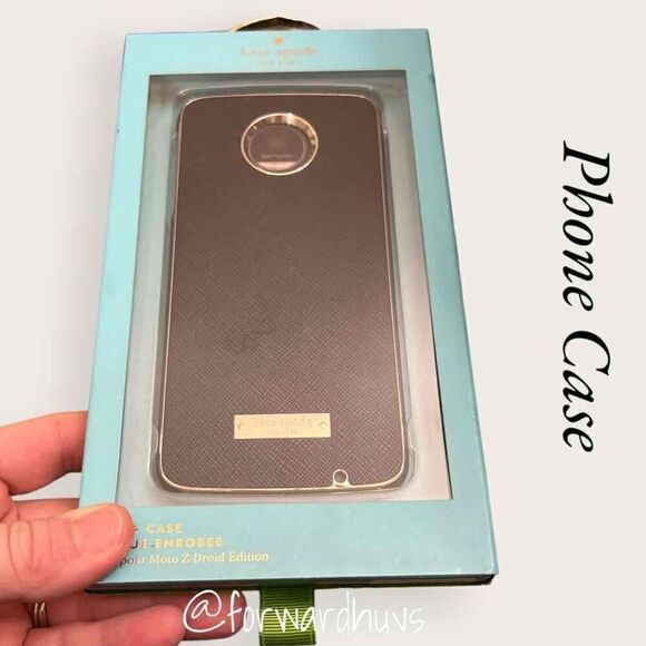 Bundle Sale 3 for $15 | Kate Spade NY Wrap Case | Moto Z Droid Edition | Black & - Picture 4 of 9